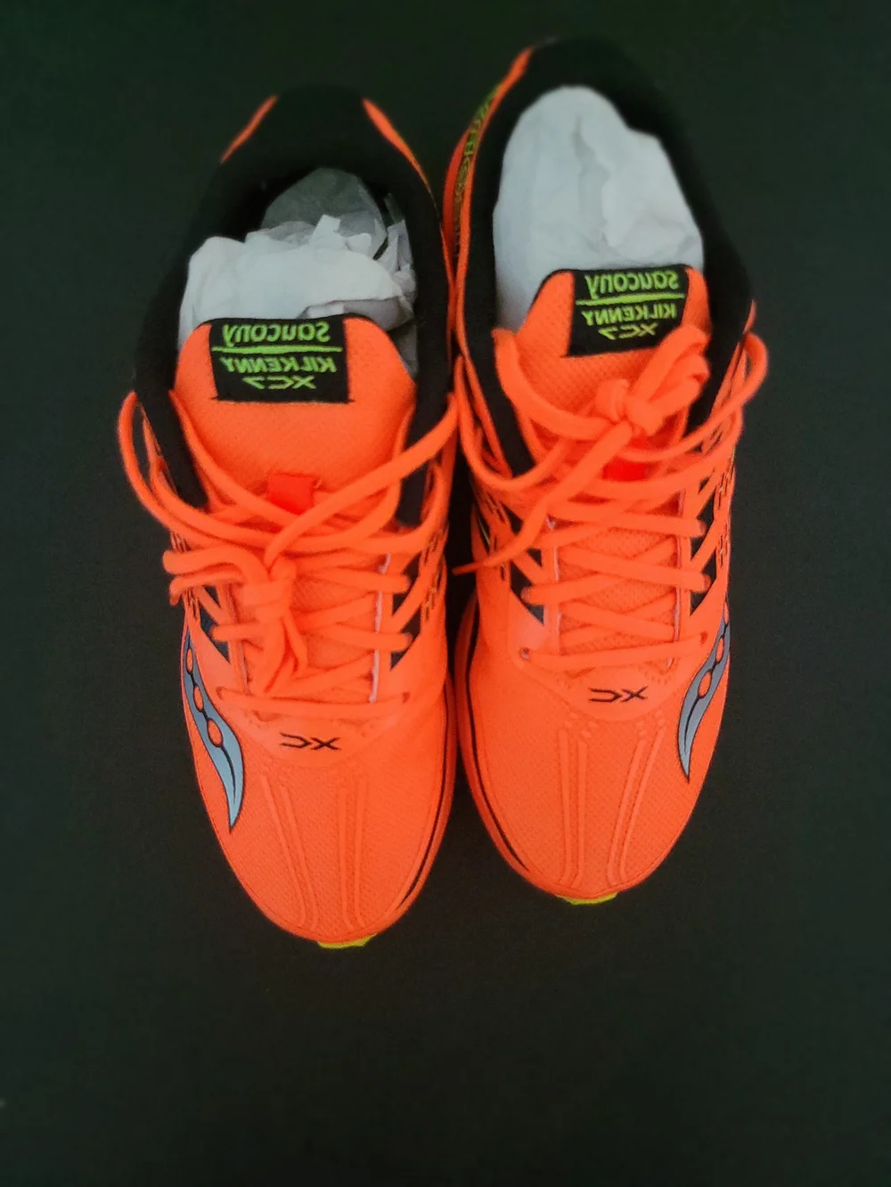 Saucony Neon Orange Running Shoes